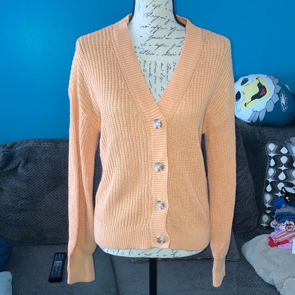 NWT Sonoma Goods for Life Button-Front Cardigan, Medium - Picture 1 of 7